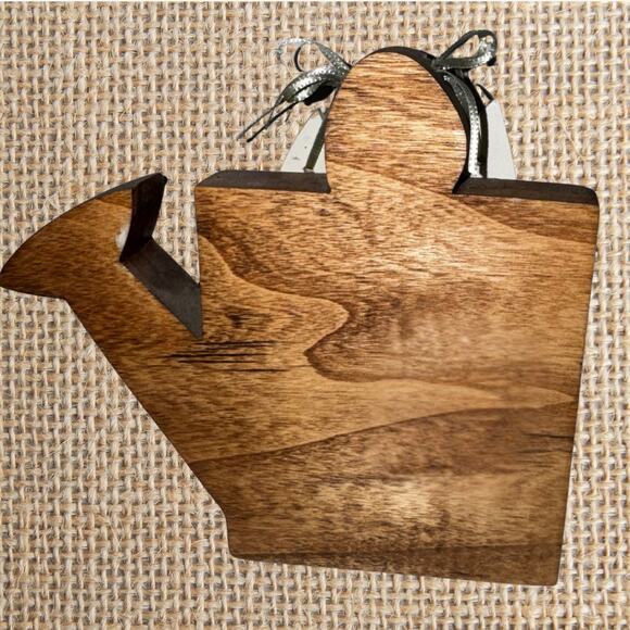 Vintage Bunny Watering Can – “If You Sprinkle When You Tinkle” Wooden Folk Art - Picture 3 of 8